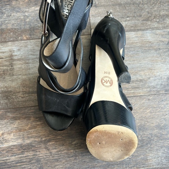 Michael Kors Black Strappy Heels - Picture 8 of 10
